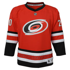 NHL Sebastian Aho Carolina Hurricanes Outerstuff Youth Alternate Replica Jersey - Red
