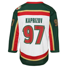 NHL Kirill Kaprizov Minnesota Wild Youth 25th Anniversary Replica Player Jersey - White