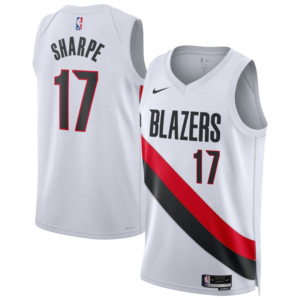 NBA Shaedon Sharpe Portland Trail Blazers Unisex Swingman Player Jersey - Association Edition - White