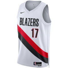NBA Shaedon Sharpe Portland Trail Blazers Unisex Swingman Player Jersey - Association Edition - White