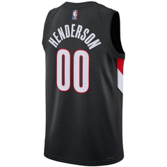 NBA Scoot Henderson Portland Trail Blazers Unisex Swingman Jersey - Icon Edition - Black