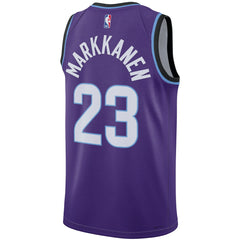 NBA Lauri Markkanen Utah Jazz Unisex Swingman Jersey - Icon Edition - Purple