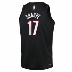 NBA Shaedon Sharpe Portland Trail Blazers Youth Icon Edition Swingman Jersey - Black