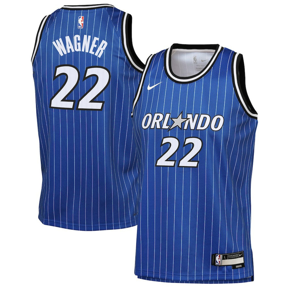 NBA Franz Wagner Orlando Magic Youth Icon Edition Swingman Jersey - Blue