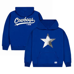 Dallas Cowboys GOLF WANG Cutout Pullover Hoodie Royal