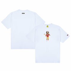 San Francisco 49ers GOLF WANG Bobblehead T-Shirt White