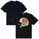 San Francisco 49ers GOLF WANG Helmet T-Shirt Black