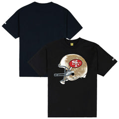 San Francisco 49ers GOLF WANG Helmet T-Shirt Black