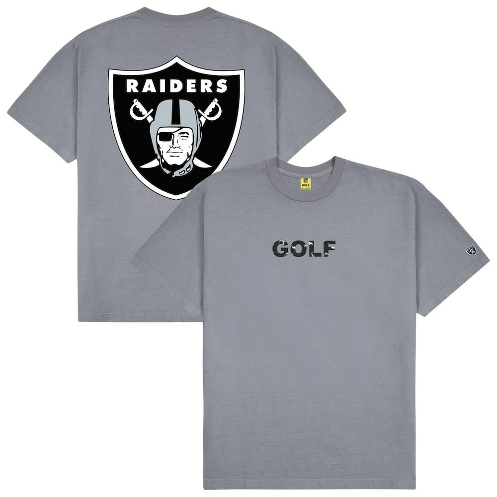 Las Vegas Raiders GOLF WANG Motto T-Shirt Silver