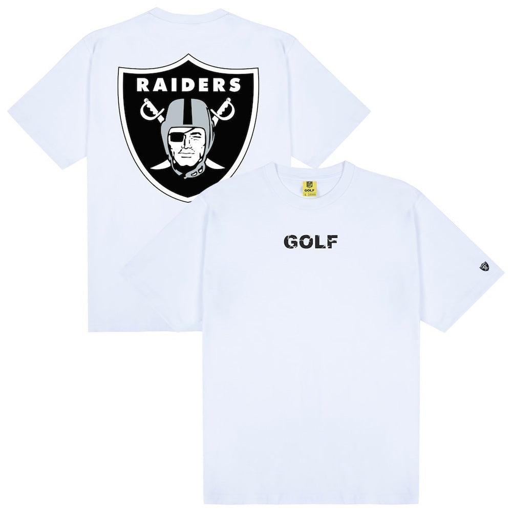 Las Vegas Raiders GOLF WANG Motto T-Shirt White