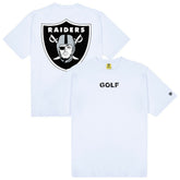 Las Vegas Raiders GOLF WANG Motto T-Shirt White