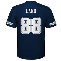 NFL CeeDee Lamb Dallas Cowboys Outerstuff Preschool Replica Player Jersey - Navy for sale