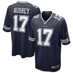 NFL Brandon Aubrey Dallas Cowboys Youth Game Jersey - Navy
