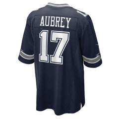 NFL Brandon Aubrey Dallas Cowboys Youth Game Jersey - Navy