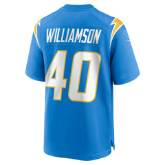 NFL Kendall Williamson Los Angeles Chargers Team Game Jersey - Powder Blue