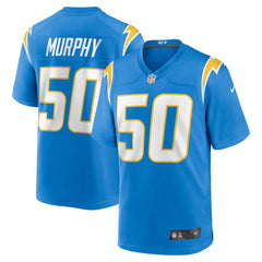 NFL Caleb Murphy Los Angeles Chargers Team Game Jersey - Powder Blue