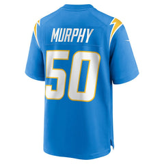 NFL Caleb Murphy Los Angeles Chargers Team Game Jersey - Powder Blue