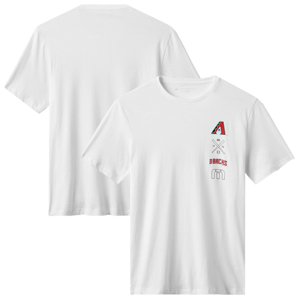 Arizona Diamondbacks TravisMathew Sunset Slam 2.0 T-Shirt - White T-shirts