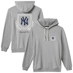 New York Yankees TravisMathew Fleece Stadium Hoodie - Gray Hoodies