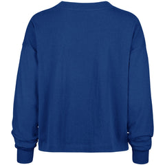 New York Giants '47 Women's Muse Sydney Long Sleeve Cropped T-Shirt Royal