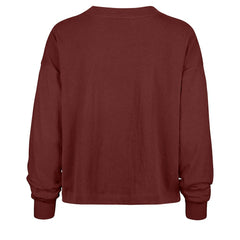 Arizona Cardinals '47 Women's Muse Sydney Long Sleeve Cropped T-Shirt Cardinal