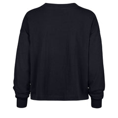 Denver Broncos '47 Women's Muse Sydney Long Sleeve Cropped T-Shirt Navy