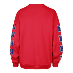 New York Giants '47 Women's Go Big Oversized Pullover Sweatshirt Red
