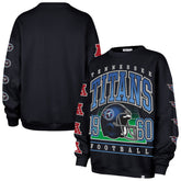 Tennessee Titans '47 Women's Go Big Oversized Pullover Sweatshirt Navy