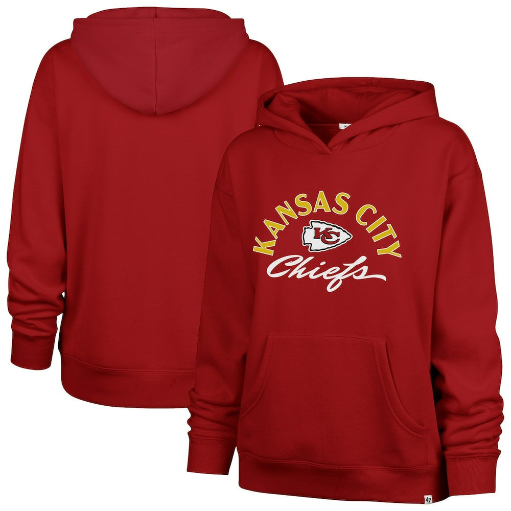 Kansas City Chiefs '47 Women's Whirlwind Naomi Pullover Hoodie Red