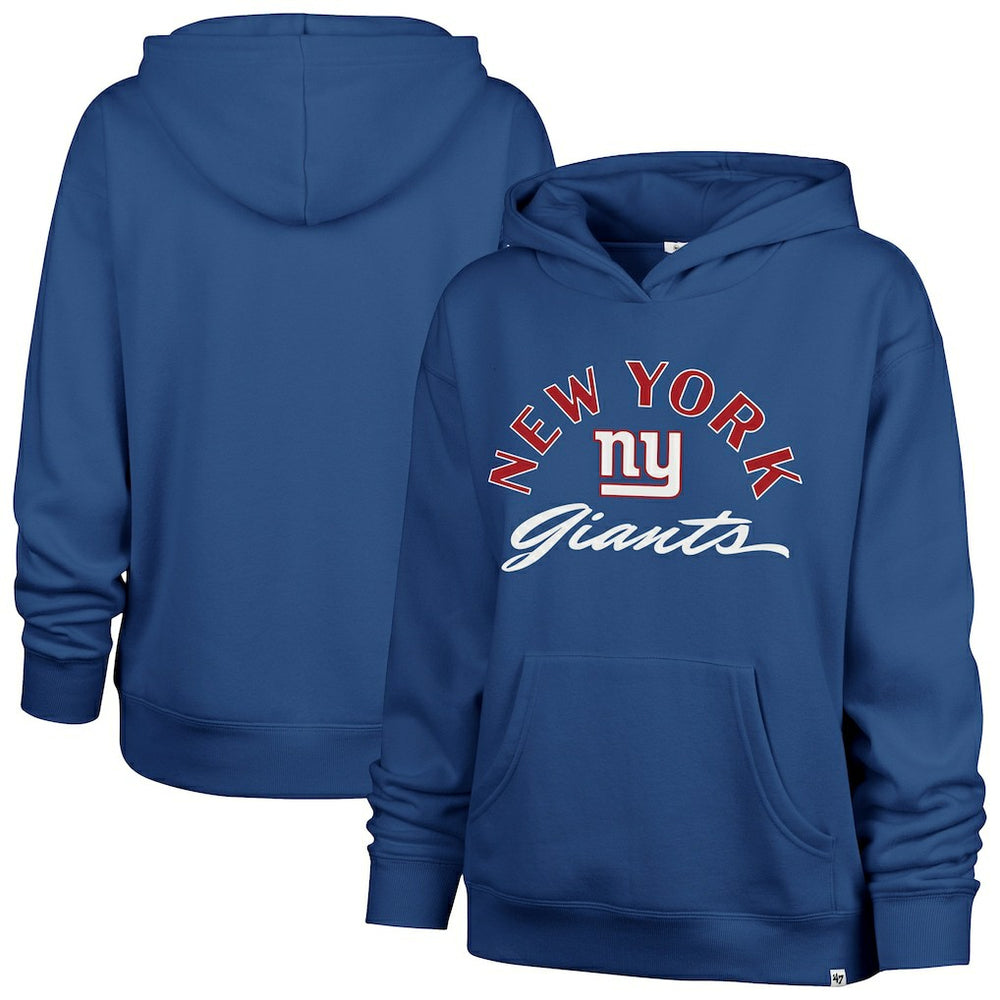 New York Giants '47 Women's Whirlwind Naomi Pullover Hoodie Royal