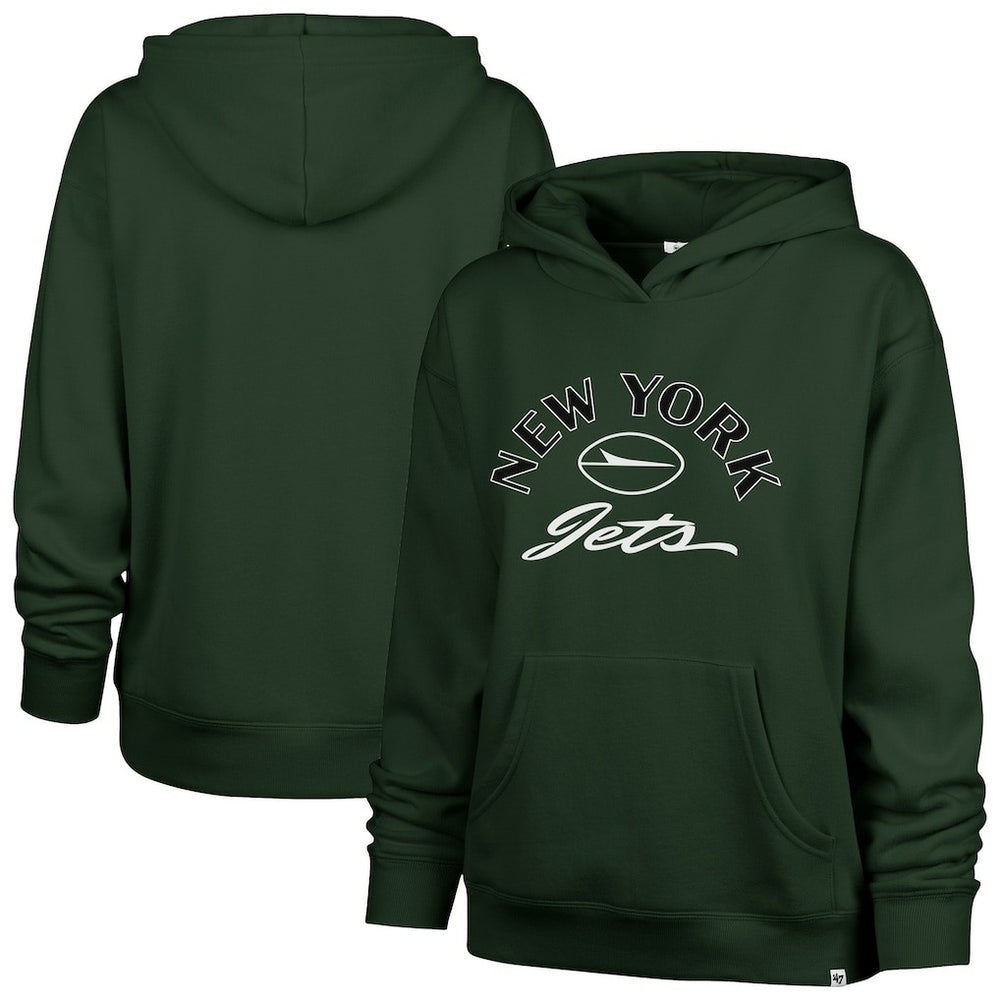 New York Jets '47 Women's Whirlwind Naomi Pullover Hoodie Green