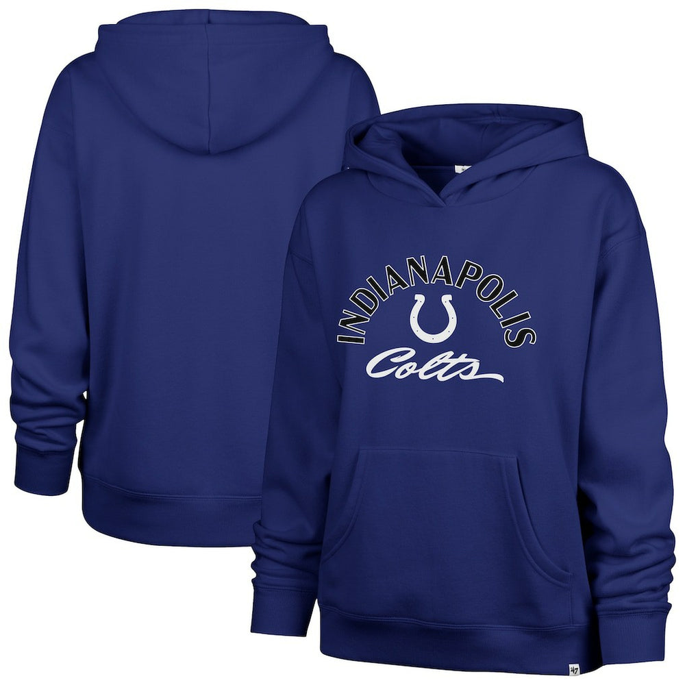 Indianapolis Colts '47 Women's Whirlwind Naomi Pullover Hoodie Royal