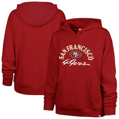 San Francisco 49ers '47 Women's Whirlwind Naomi Pullover Hoodie Scarlet