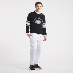 Kansas City Chiefs x Todd Snyder Cashmere Crew Sweater Black
