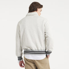 New York Giants x Todd Snyder Relaxed Canadian Fleece Turtleneck Oatmeal