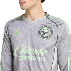 Club America 2025/26 Third Replica Long Sleeve Jersey Gray