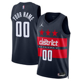 NBA Washington Wizards Jordan Brand Unisex 2024/25 Custom Swingman Jersey - Statement Edition - Navy sale