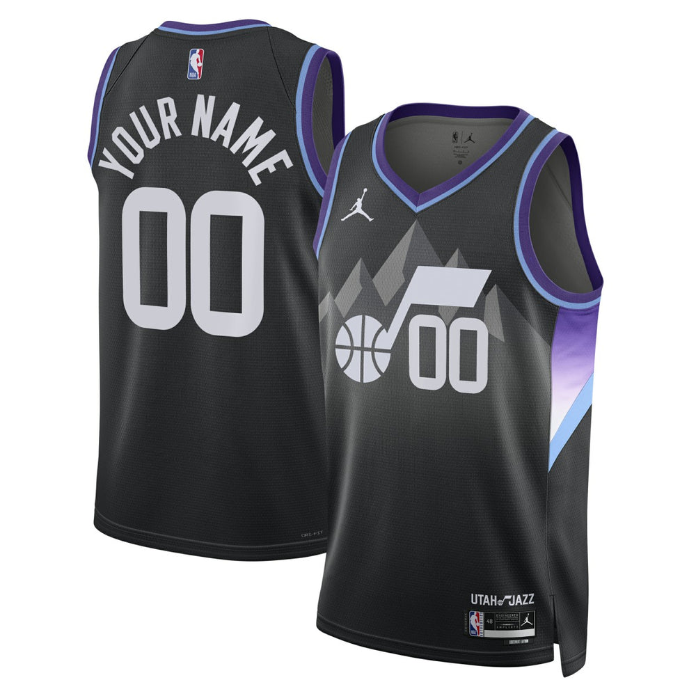 NBA Utah Jazz Jordan Brand Unisex 2024/25 Custom Swingman Jersey - Statement Edition - Black online