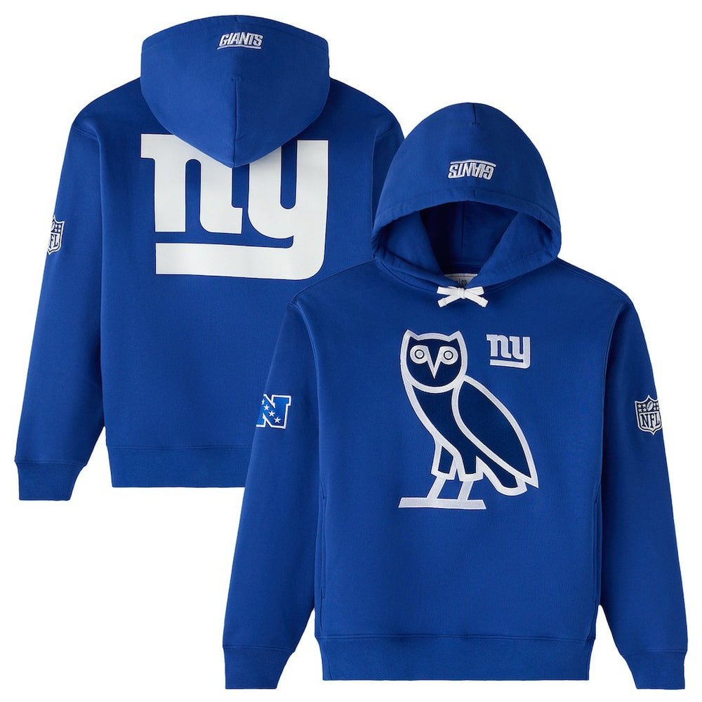 New York Giants OVO Icon Team Pullover Hoodie Royal