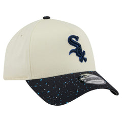 Chicago White Sox New Era Speckle A-Frame 9FORTY Adjustable Hat - Cream Hats