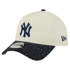 New York Yankees New Era Speckle A-Frame 9FORTY Adjustable Hat - Cream Hats