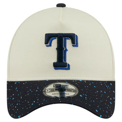 Texas Rangers New Era Speckle A-Frame 9FORTY Adjustable Hat - Cream Hats