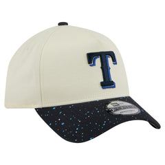 Texas Rangers New Era Speckle A-Frame 9FORTY Adjustable Hat - Cream Hats