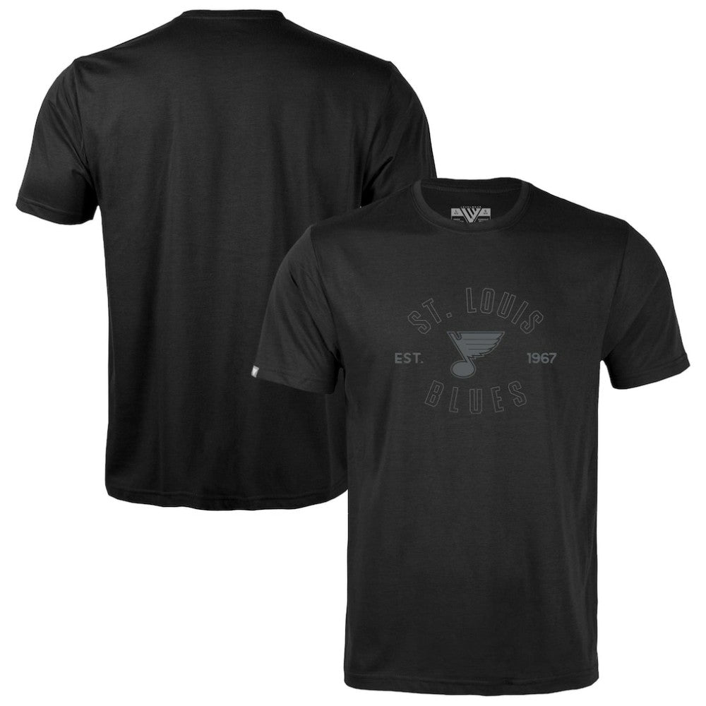 NHL St. Louis Blues Levelwear Youth Little Richmond Abyssal T-Shirt - Black