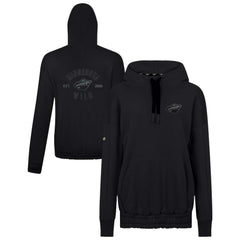 NHL Minnesota Wild Levelwear Women's Waterfall Nightfall Pullover Hoodie - Black