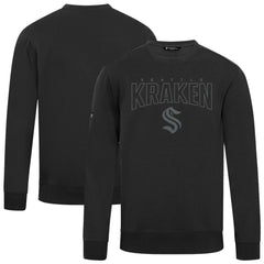 NHL Seattle Kraken Levelwear Zane Darkmoon Pullover Sweatshirt - Black