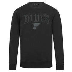NHL St. Louis Blues Levelwear Zane Darkmoon Pullover Sweatshirt - Black