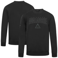 NHL Colorado Avalanche Levelwear Zane Darkmoon Pullover Sweatshirt - Black