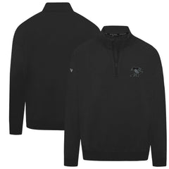 NHL Pittsburgh Penguins Levelwear Murray Nightfall Quarter-Zip Jacket - Black