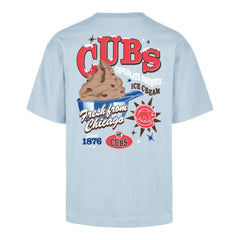 Chicago Cubs '47 Ice Cream Parlor Foundation T-Shirt - Light Blue T-shirts